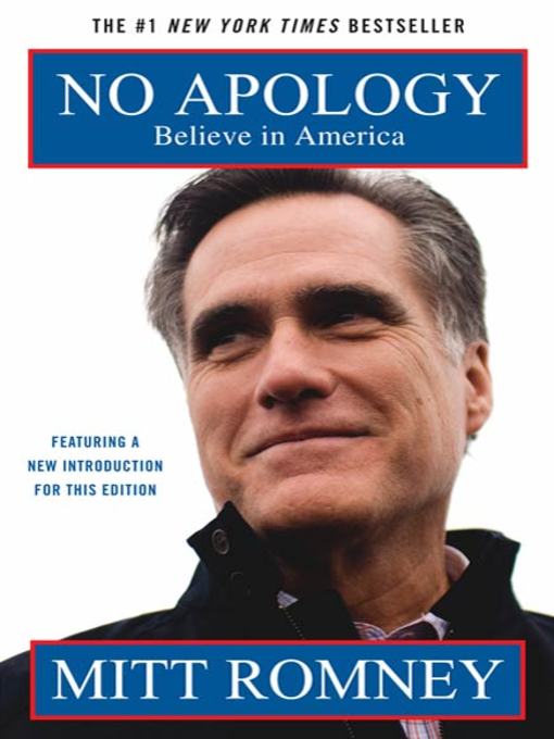 Title details for No Apology by Mitt Romney - Wait list
